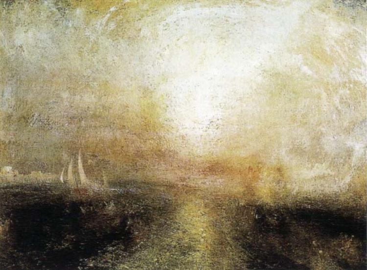 J.M.W. Turner Yacht Approaching the Coast Germany oil painting art